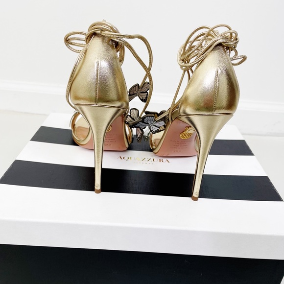 Aquazzura Shoes Aquazzura Papillon Butterfly Lace Up Heel Poshmark